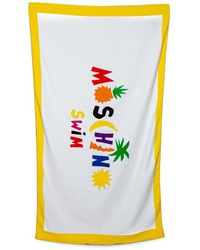 Moschino - Graphic-Print Beach Towel - Lyst