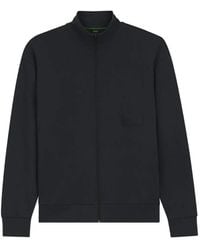 BOSS - Logo-Patch Zip-Up Sweatshirt - Lyst