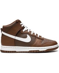 Nike - Dunk High "Chocolate" Sneakers - Lyst