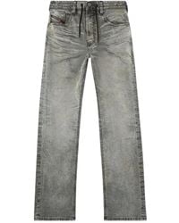 DIESEL - Relaxed 2080 Faded Straight-Leg Jeans - Lyst