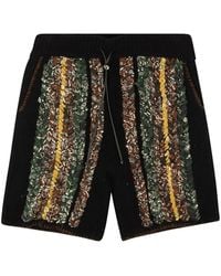 Amiri - Bandana-Print Braided Shorts - Lyst