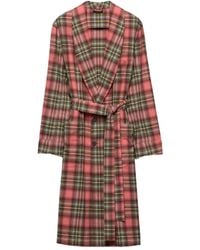 Prada - Belted Coats - Lyst