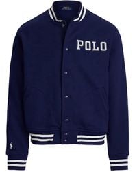 Polo Ralph Lauren - Button Striped-Detail Jacket - Lyst