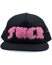 Chrome Hearts - Leather-Patch Trucker Cap - Lyst