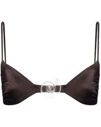 Salt & Wave - Aphrodite Shell-Embellished Bikini Top - Lyst