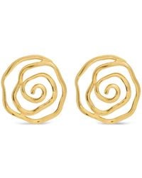 LYNYER - Floral Vortex Earrings - Lyst