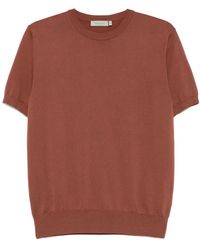 Canali - Cotton T-Shirt - Lyst