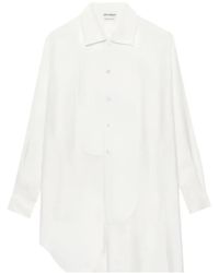 JW Anderson - Asymmetric Midi Shirt Dress - Lyst