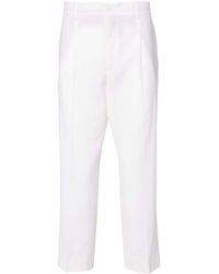 Costumein - Mid-rise Cropped Tailored Trousers - Lyst