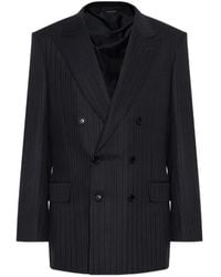 Tom Ford - Double-Breasted Pinstripe Blazer - Lyst