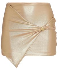Amir Slama - X Jade Picon Draped-Detail Mini Skirt - Lyst