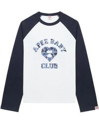 AAPE BY A BATHING AP - Graphic-Print Raglan-Sleeve T-Shirt - Lyst