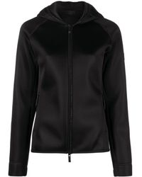 Moncler - Chaqueta con capucha y ribete del logo - Lyst