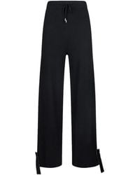 Liu Jo - Beaded Knitted Trousers - Lyst