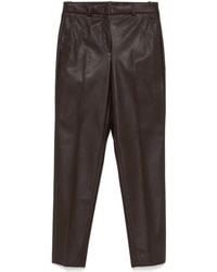 Incotex - Hose Aus Faux-Leder - Lyst
