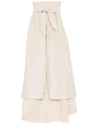 Naeem Khan - Overskirt Silk Trousers - Lyst