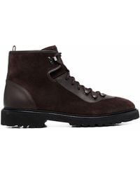 Bally - Lace-up Suede Boots - Lyst