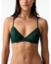 DKNY - Lace-Patterned Underwired Bra - Lyst
