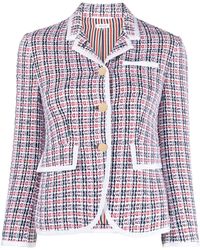 Thom Browne - Giacca A Quadri - Lyst