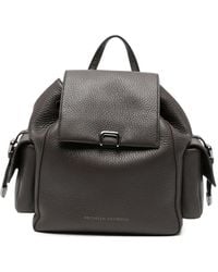 Brunello Cucinelli - Sartorial Grainy Leather Backpack - Lyst