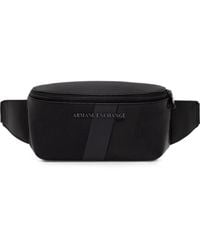 ARMANI EXCHANGE - Logo-Plaque Panelled Belt Bag - Lyst