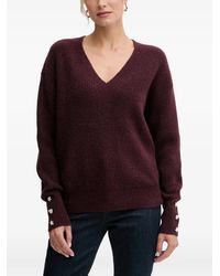 Morgan - Pull En Maille Côtelée À Ornements - Lyst