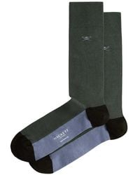 Hackett - Colour-Block Jacquard-Logo Socks - Lyst