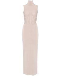 Nensi Dojaka - Corset Knitted Maxi Dress - Lyst