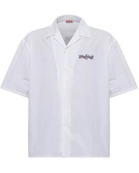 KENZO - Tiger-Print Short-Sleeve Shirt - Lyst