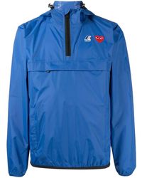 COMME DES GARÇONS PLAY - X K-Way Quarter-Zip Jacket - Lyst