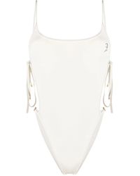 Blumarine - Badeanzug Mit Schnürung - Lyst