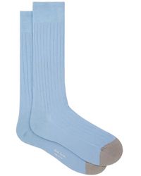 Paul Smith - Chaussettes En Maille À Design Côtelé - Lyst