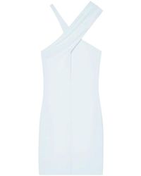 Courreges - Criss-Cross Jersey Mini Dress - Lyst