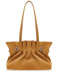 Ferragamo - Small Soft Shoulder Bag - Lyst