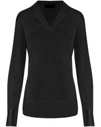 F.it - V-Neck Long-Sleeve Top - Lyst