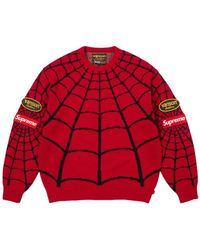 Supreme - X Vanson Leathers X Marvel Sweat À Imprimé Spider - Lyst