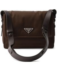 Prada - Small Traveller Padded Shoulder Bag - Lyst