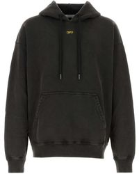 Off-White c/o Virgil Abloh - Graphic-Print Cotton Hoodie - Lyst