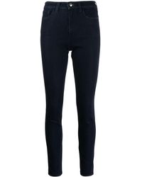 Emporio Armani - Skinny-Jeans mit hohem Bund - Lyst