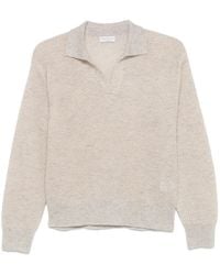 Brunello Cucinelli - Perforated-Knit Sweater - Lyst
