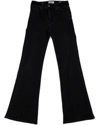 FRAME - Button-Fastening Flared Jeans - Lyst