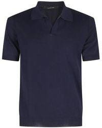 Tagliatore - Short Sleeve Polo Shirt - Lyst