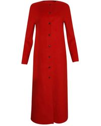 Loulou de Saison - Martil Button-Front Long Coat - Lyst