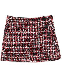 IRO - Bouclé Button-Front Mini Skirt - Lyst