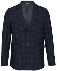 Comme des Garçons - Geruite Blazer Met Vlakken - Lyst