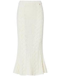 Liu Jo - Knit Midi Skirt - Lyst
