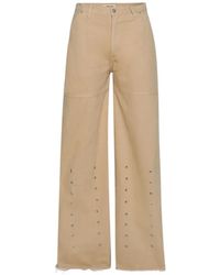 Astrum - Jeans Met Franje En Ringlets - Lyst