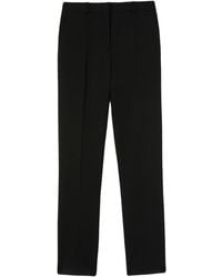 Jil Sander - High-Waist Straight-Leg Trousers - Lyst