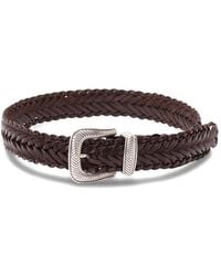 KATE CATE - Braided Leather Belt - Lyst