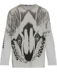 Y-3 - X Mercedes T-Shirt Mit Wolfs-Print - Lyst